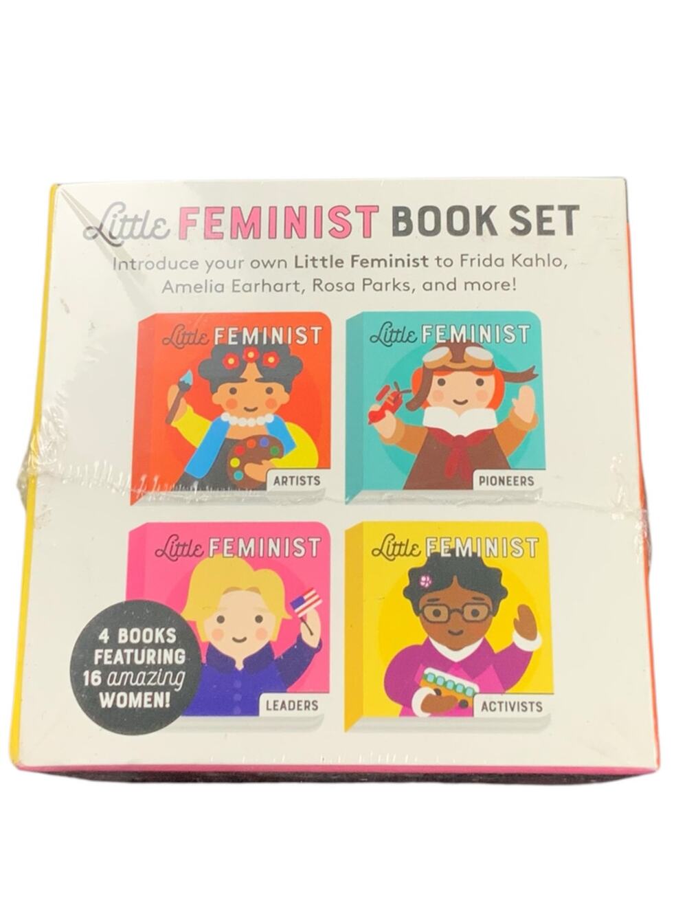 Mudpuppy Little Feminist Board Book Set Sealed 4 Books Frida Kahlo Rosa Parks